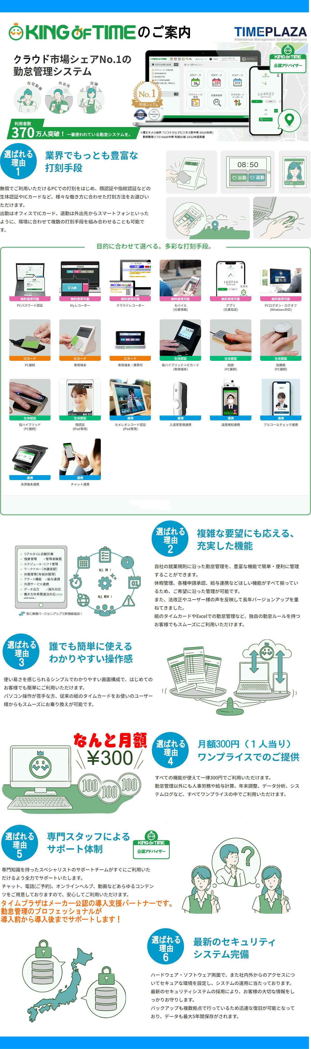 勤怠管理をラクに便利に！専門資格を持つスペシャリストが導入 設定 運用までトータルサポート 30日間無料